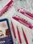 Sticker Cımbızı Düz Uçlu Koyu Pembe/çıkartma/washi Bant/sticker/ Bullet Journal/defter Süsleme 1