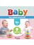 Sallanan Halkalar - Bebek Oyuncakları - Eğitici Oyuncak Eğlenceli Kule Dizme Renk Şekil Öğrenme Oyun 4