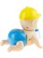 Oyuncak Bebek Emekleyen Bebek Işıklı Sesli Hareketli 15 cm 2