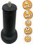 Dekoratif Mobilya Baza Ayağı M8 İnce Diş 15 cm Texture Siyah 4 Adet.. 1