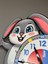 Sevimli Bunny Tavşan Montessori Çocuk Odası Eğitici Ahşap Duvar Saati - Sessiz Mekanizma, Şık 2
