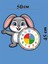 Sevimli Bunny Tavşan Montessori Çocuk Odası Eğitici Ahşap Duvar Saati - Sessiz Mekanizma, Şık 5