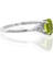 Peridot Oval Tektaş Pırlanta Yüzük 3