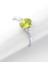 Peridot Oval Tektaş Pırlanta Yüzük 4