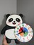 Sevimli Panda Po Montessori Çocuk Odası Eğitici Ahşap Duvar Saati - Sessiz Mekanizma, Şık Tasarım 4