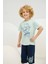 8783 Erkek Ç. Baskılı Kısa Pijama Takım 3