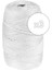 Beyaz 2 mm Parlak Sentetik Polyester 300 M Makrome İplik 3
