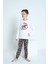 7718 Baskılı Erkek Ç. Pijama Takımı 1