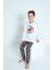 7718 Baskılı Erkek Ç. Pijama Takımı 2