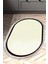 Kaymaz Dijital Mutfak & Salon Halı Toprak Saçaklı Oval Dokuma E5007 Açık Sarı Bej 5