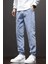 Reax Joss Beli ve Paçası Lastikli Ipli Jogger Kesim Erkek Jean Pantolon 4