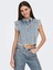Onlhollywood Crystal Dnm Vest Kadın Jean Yelek 15341021 2
