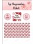 Kare Şeklinde Pembe Kırmızı Güllü Iyi Bayramlar Etiketi Ramazan Bayramı Kurban Bayramı Sticker 1