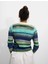 Çizgili Örme Sweatshirt 5