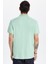 Erkek Slim Fit Dar Kesim %100 Pamuk Yeşil Polo Yaka Tişört 5