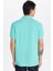 Erkek Slim Fit Dar Kesim %100 Pamuk Yeşil Polo Yaka Tişört 5