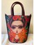 Bohem-Kova Model Frida Kahlo Temalı Uzun ve Kısa Askılı Çanta 1