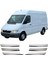 Mercedes Sprinter W903 2003-2006 Krom Ön Panjur 6 Parça Paslanmaz Çelik 1