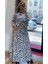 Saten Maxi Leopar Desen Etek 1
