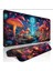 70X30 cm Mantar Desenli Tasarım Kaydırmaz Taban Speed Yüzey Oyuncu Mouse Pad Gaming 1