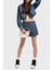 Pamuk Regular Fit Tamamı Jakarlı Etek Short Bayan Short XW000555 AF12844 FB055 3