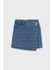Pamuk Regular Fit Tamamı Jakarlı Etek Short Bayan Short XW000555 AF12844 FB055 4