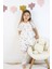 Kız Çocuk Pamuklu Penye Kumaş Baskılı Pijama Takımı 2