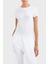 Logolu Slim Fit Bisiklet Yaka T Shirt Bayan T Shirt 7W000274 AF12945 U0002 1