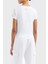 Logolu Slim Fit Bisiklet Yaka T Shirt Bayan T Shirt 7W000274 AF12945 U0002 2