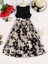 Dessie Pileli Kız Çocuk Elbise- Çiçekli Elbise Mezuniyet Elbisesi, Mezuniyet Kıyafeti, Yazlık Elbise 2
