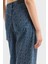 Relaxed Fit Yüksek Bel Geniş Paça Jakarlı Jeans Bayan Kot Pantolon XW000100 AF12844 FB055 4