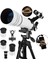 Profesyonel 333X Astronomik Gökyüzü Ay Doğa Teleskobu Tripod Telefon Tutucu Ay+Güneş Filtresi 1