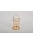 Seta Regına Mumluk Halkalı Uzun Cam Gold Küçük 25 x 13 x 13 cm 2