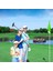 3 Bölümlü Geri Çekilebilir Golf Atıcı, Sol ve Sağ El Için, Golf Eğitim Ekipmanları Taşınabilir Seyahat Atıcı Golf Parçası, Kırmızı (Yurt Dışından) 4