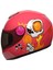 SY118 Çocuk Kaskı Skull Pembe (Siyah Camlı) 1