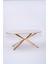 Bohem Metal Boyalı Mdf Lak Panel Yemek Masası 90X170 1