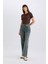 Slim Fit Dar Kesim Bisiklet Yaka Fitilli Kaşkorse Basic Düz Kısa Kollu Tişört C0097AX25SP 2