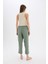 Straight Fit Çift Cepli Yüksek Bel Düz Paça Modal Kumaş Pantolon E5962AX25SP 6