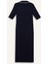 Bodycon Vücudu Saran Polo Yaka Fitilli Kaşkorse Kısa Kollu Midi Elbise E7140AX25SP 8
