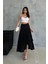 Butik Bohem ve Otantik Kat Asimetrik % 90 Pamuk Standart Beden Etek 1