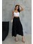 Butik Bohem ve Otantik Kat Asimetrik % 90 Pamuk Standart Beden Etek 4