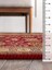 Vintage Desenli Halı, Pamuk Dokuma Pamuklu Taban Dekoratif Halı Kilim 33 4