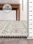 Vintage Desenli Halı, Pamuk Dokuma Pamuklu Taban Dekoratif Halı Kilim 52 5