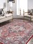 Vintage Desenli Halı, Pamuk Dokuma Pamuklu Taban Dekoratif Halı Kilim 85 3