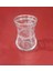 Crystal Kristal Cam 6'lı Çay Bardak Yükseklik 9 cm Çap 6 cm Gümüş Renk Yaldız Elde Yıkanır 2