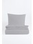 | Purecomfort | %100 Pamuk Çift Kişilik Nevresim Takımı | Açık Gri | 240X260 | Düz Çarşaflı 4