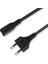 2 Pin Çift Oluklu Power Kablosu Ps/tv/teyp 1