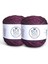 Bordo Renkli %50 Bambu, %50 Koton (Pamuk) El Örgü İpi (200 Gr.) 1