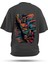 T-Shirt,Neon Grind Sırt Baskılı,Regular, Pamuk,Antrasit T-Shirt No:00718 1