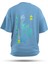 T-Shirt,Frog Philosophy Sırt Baskılı,Regular, Pamuk,Mavi T-Shirt No:00705 1